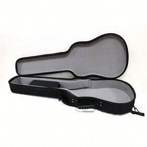 Estuche Rígido Profesional para Instrumentos Musicales, Estuche de Viaje Impermeable para Guitarra Acústica, Funda para Bajo - Product Image 5