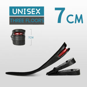 Semelles intérieures de chaussures pour hommes et femmes à 3 couches, absorbant les chocs, augmentant la hauteur, coussinet d'appoint, <span class=keywords><strong>semelle</strong></span> garnie entièrement rembourrée. - Product Image 4