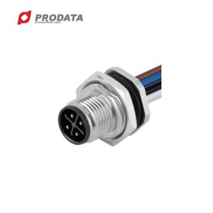 Connecteur automobile étanche extérieur IP67 S Code 3 4Pin M12 câble mâle PRODATA - Product Image 1