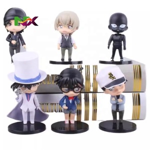 Ensemble de figurines mignonnes de <span class=keywords><strong>Detective</strong></span> <span class=keywords><strong>Conan</strong></span>, 6 styles, boîte mystère en gros - Product Image 2
