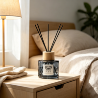 Diffuseur d'arômes longue durée ADANA pour la maison, bouteille vide en verre pour bâtonnets parfumés, désodorisant d'ambiance, vente en gros, marque privée