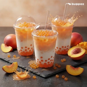 ลูกพีช Popping มันสำปะหลัง Boba - Product Image 5