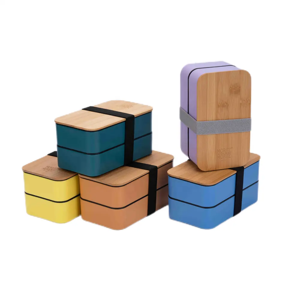Voedselkwaliteit Voedselopslagcontainers Met Deksel Bento To Go Box Plastic Lunchbox