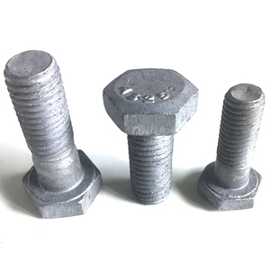 Pernos Hexagonales de Alta Resistencia <span class=keywords><strong>DIN931</strong></span> Galvanizados por Inmersión en Caliente, 50 mm, Material de Acero Inoxidable, Carbono, Cobre y Aluminio, Tamaños M3-M16, Cuadrados - Product Image 3
