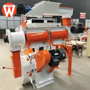Feed processing machines SZLH250 1-2t/h bird chicken duck poultry feed pellet machine for animal feeds