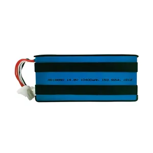 リチウムイオン電池パック18650セル4S4P 14.8v 10400カスタマイズ充電式電池