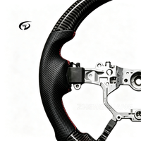 Volant de voiture sport en fibre de carbone véritable, best-seller d'usine, compatible avec Toyota LC200 LC300 Série 79 Hilux Vigo Camry