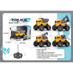 LASIVE TOYS <span class=keywords><strong>Camion</strong></span> Monstre Télécommandé 4 Canaux, Véhicule <span class=keywords><strong>de</strong></span> Construction RC, Véhicule <span class=keywords><strong>de</strong></span> Sanitation, <span class=keywords><strong>Camion</strong></span> <span class=keywords><strong>de</strong></span> Pompiers Militaire Jouet - Product Image 1