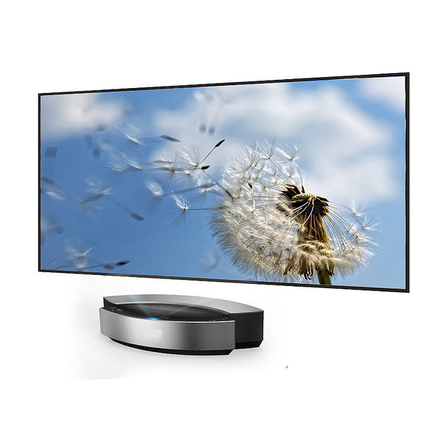 ALR Projector Screen 120" 16:9 Short Focus Ambient Light Reflection Screen Black Fixed Frame 4K Anti-light Projection Screen