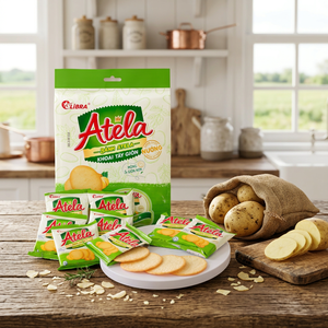 Craquelins de légumes Libra Golden Crunch non frits, croustillants et sains, 150g, fournisseur ODM - Product Image 1