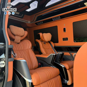 CARRIDE <span class=keywords><strong>Sprinter</strong></span> Modello 2 Van Lusso Arancione Cognac Interni Metallici Sistema di Intrattenimento Portatile Kit Interni con Soffitto Starlight - Product Image 5