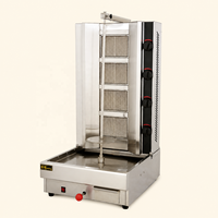 Machine à Kebab Verticale au Gaz, Grill Rotatif Commercial pour Doner, Shawarma, Gyro, Équipement de Rôtissage de Viande pour Restaurant, OEM ODM