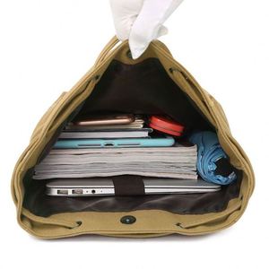 Custom Fashion Waterproof Students <b>School</b> <b>Backpack</b> <b>Large</b> Capacity Men Canvas Travel Retro Hiking Laptop <b>Backpack</b> Bags - Product Image 5