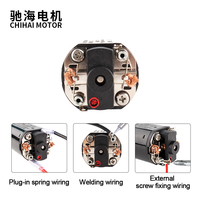 Suku cadang manik-manik Gel air CHF-480SA-MED poros panjang DC11.1V 38000RPM gigi Motor AEG DC kecepatan tinggi untuk Gearbox M4A1 Ver.2