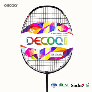 Raqueta de Bádminton Profesional de Alta Calidad en Fibra de Carbono, Técnica de Tejido, Dureza Duradera, <span class=keywords><strong>Material</strong></span> de Agarre de PU, Diseño Moderno - Product Image 1