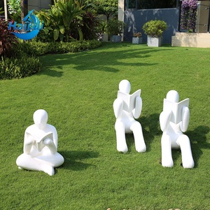 Esculturas <span class=keywords><strong>de</strong></span> Personajes para Jardín, Plaza, Escuela, Centro Comercial, <span class=keywords><strong>Biblioteca</strong></span>, Decoración <span class=keywords><strong>de</strong></span> Arte Público, Figuras Decorativas - Product Image 2
