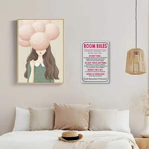 1 पीसी कमरे नियम डेक नियम संकेत छात्रावास दीवार सामान शांत किशोर के लिए मजेदार बातें धातु टिन संकेत गेमिंग कमरे सजावट 12x8 इंच - Product Image 4