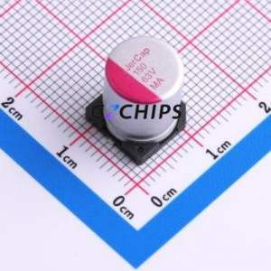 Condensador Sólido SMD MA63V150M10X12, D10xL12mm (Capacitancia: 150uF) (Precisión: 20%) (Voltaje Nominal: 63V) - Product Image 1