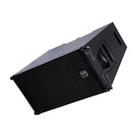 Système de sonorisation professionnel Pro Audio LA-210 avec amplificateur PA double 10 pouces pour intérieur et extérieur et enceintes Line Array