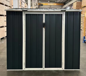 EST15586-H140 <span class=keywords><strong>Abri</strong></span> de rangement en métal pour extérieur, jardin, <span class=keywords><strong>piscine</strong></span>, patio, <span class=keywords><strong>abri</strong></span> à outils, bac à déchets, <span class=keywords><strong>abri</strong></span> de jardin, <span class=keywords><strong>abri</strong></span> de rangement pour <span class=keywords><strong>piscine</strong></span>, <span class=keywords><strong>abri</strong></span> de rangement pour patio, direct usine - Product Image 6