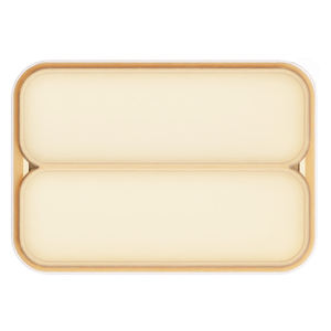 Molde de silicona sostenible de 2 compartimentos para pasteles y helados, rectangular, con tapa, apto para horno, para el hogar y la cocina. - Product Image 6