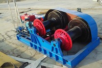 Treuil diesel de 5 tonnes avec source d'alimentation électrique pour levage ou traction souterrains