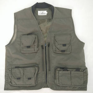 HL2405 poliestere cotone multitasche strumento di lavoro gilet reporter della maglia maglia di pesca - Product Image 6