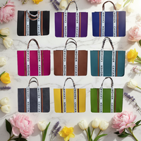 Bolso Tote de Fieltro Vintage, Bolso Mensajero de Diseño, Fieltro de Alta Densidad, Estampado de Lujo, Logotipo Personalizado, Bolsos de Fieltro