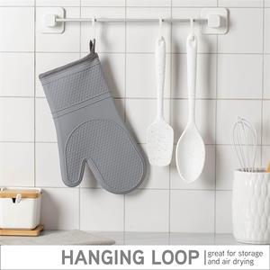 Guanto da forno antiscivolo in <span class=keywords><strong>Silicone</strong></span> resistente al calore guanti da forno per barbecue impermeabili da cucina in <span class=keywords><strong>Silicone</strong></span> - Product Image 4