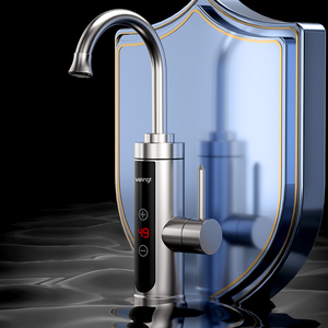 Sản Phẩm Hoạt Động Vòi Nước Nhà Bếp Điều Khiển Tay Cầm Bằng Thép Không Gỉ Ổn Nhiệt 5 Bánh Điều Chỉnh Được - Product Image 6