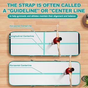 Colchoneta Inflable de PVC para Gimnasia, 4 Pulgadas de Grosor, <span class=keywords><strong>118</strong></span> Pulgadas de Largo, Impermeable, con Bomba de Aire - Product Image 4