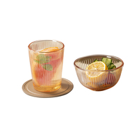Verre à boire en verre pour la maison, verre à eau pour hôtel, verre multi-usages pour rince-bouche, jus, bière, lait, thé, vente en gros, logo personnalisé