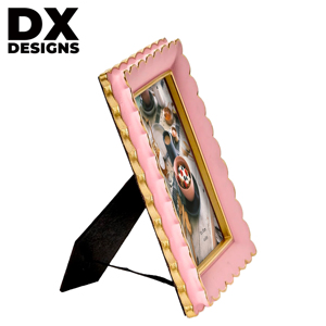 กรอบรูปไม้สีชมพูและสีทอง DX Designs ขนาด 4x6 5x7 6x8 8x10 นิ้ว - กรอบรูปสวยเก๋สำหรับห้องนอนและเป็นของขวัญ - Product Image 2