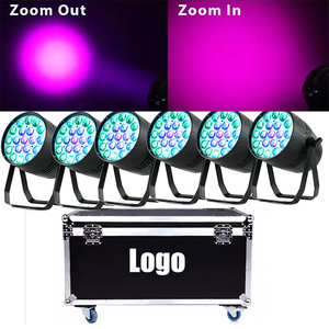 Led ánh sáng sân khấu thiết bị 19*15 Wát RGBW 4in1 DMX512 rửa Zoom DJ mệnh chiếu sáng cho Disco đám cưới và tổ chức sự kiện - Product Image 1