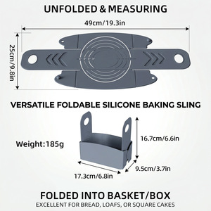 Moules à <span class=keywords><strong>pain</strong></span> <span class=keywords><strong>pour</strong></span> la cuisson, ensemble de moules à <span class=keywords><strong>pain</strong></span> avec doublures en silicone antiadhésives <span class=keywords><strong>pour</strong></span> <span class=keywords><strong>pain</strong></span> au <span class=keywords><strong>levain</strong></span> et <span class=keywords><strong>pain</strong></span> aux bananes - Product Image 1