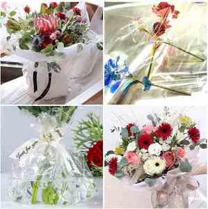 70cm*50m/<b>roll</b> 23mic Clear Cellophane <b>Paper</b> <b>Wrap</b> <b>Roll</b> for Baskets Gifts Flowers Food Safe Cello <b>Rolls</b> - Product Image 6