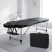 Table de massage professionnelle en mousse à mémoire de forme de qualité supérieure, avec étui de transport, lit de massage pliable et portable pour salon de tatouage