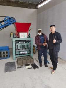 เครื่องผลิตบล็อค4-35B แบบเปลี่ยนได้ DDP ไปยังสายการผลิตอิฐซีเมนต์เม็กซิโก - Product Image 2