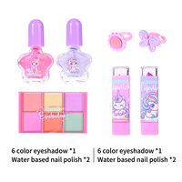Date Vente Chaude Enfants Faire semblant De Jouer Beauté Dressing Dress-up Cosmétique Kit Fille Lavable Non-toxique Maquillage Ensemble