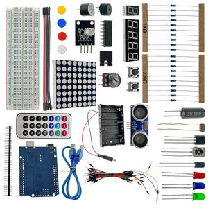 ชุดเริ่มต้นสำหรับมืออาชีพ OKY1013-6 สำหรับงาน DIY ประกอบด้วยโมดูลอัลตราโซนิก จอแสดงผลแบบดอทเมทริกซ์ และบอร์ดทดลอง - Product Image 1