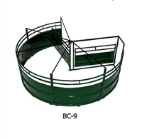 Nouveau bacs de calfeutrage et de compression pour bovins de 6 pieds avec clôture rotative, cadre en acier, service de modélisation 3D écologique