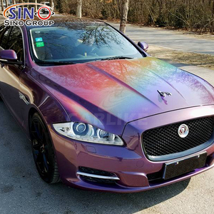 Autoadesivo avvolgente auto ruggine vinile auto grossista di vendita calda Super aria rilascio iridescenza Laser rosa sport - Product Image 5