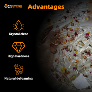En stock, prêt à être expédié : Résine époxy 1:1 - Formule ultra-transparente et cristalline avec défoaming naturel pour une livraison rapide - Product Image 5