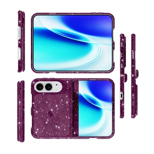 Nuova custodia pieghevole <span class=keywords><strong>per</strong></span> telefono Fold-<span class=keywords><strong>killer</strong></span> Glitter Pink PC trasparente due in uno con protezione <span class=keywords><strong>per</strong></span> l'obiettivo e resistente alle cadute - Product Image 1