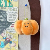 Schattige groente-fruit pluche sleutelhanger cartoon wortel pompoen paddenstoel banaan radijs gevuld tasbedeltje zacht pluizig hangertje cadeau