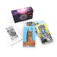 Cartes de tarot personnalisées avec motifs de sorcellerie et d'affirmations pour usage familial, fabriquées en Chine