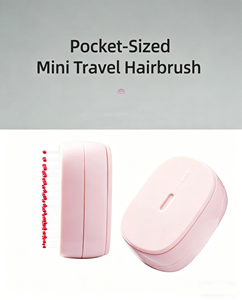 Trending Portable Self Cleaning Air <b>Cushion</b> Hair Brush Detangling Curl Comb Compact Lightweight Custom Hair Tool - Product Image 3