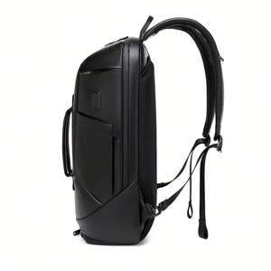 Customized New High-quality Waterproof PU Zipper Closure Gym Luggage Unisex Casual Multi-pocket Fashion Duffel Backpack 20-37L - Product Image 2