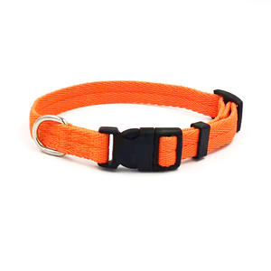 Collier en nylon pour chien, protection anti-morsure, couleur unie, collier de traction, fournitures pour animaux de compagnie, vente en gros pour chiens et chats - Product Image 3