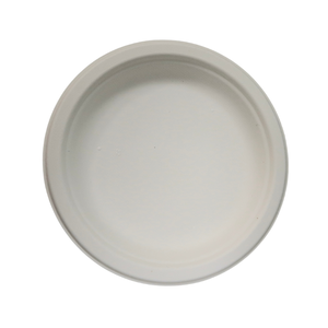 STAVIAN Tailles personnalisées 100% Plaque jetable à base de plantes biodégradable et écologique 6 pouces ronde blanc et marron Prix de gros - Product Image 1